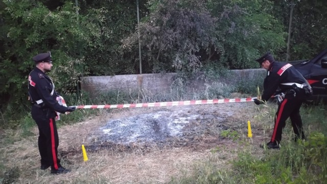 Incendio su terreno del CNR,  arrestati due uomini
