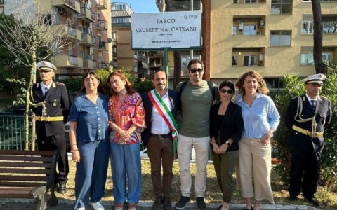iL Parco di via Valdagno intitolato a Giuseppina Cattani
