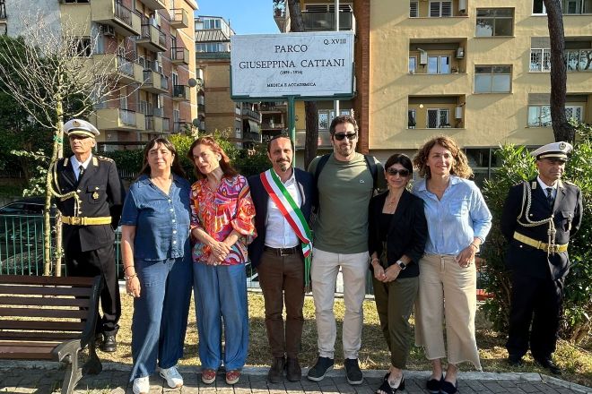 iL Parco di via Valdagno intitolato a Giuseppina Cattani