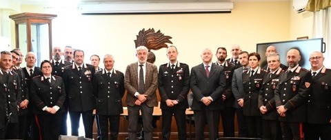 Carabinieri, la visita del Procuratore della Repubblica Mario Palazzi