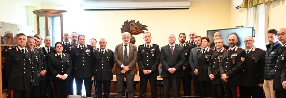 Carabinieri, la visita del Procuratore della Repubblica Mario Palazzi