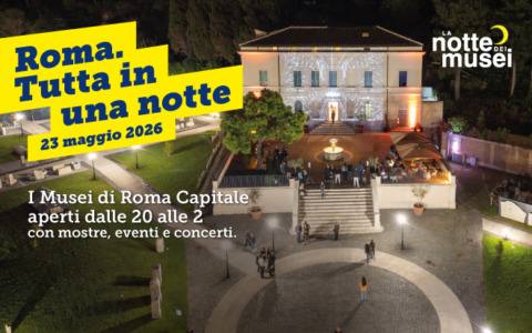Sabato 23 maggio torna La Notte dei Musei