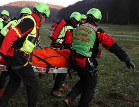 Due uomini salvati dal Soccorso alpino e speleologico nel Viterbese