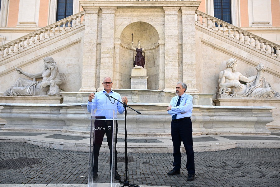Concluso il restauro di palazzo Senatorio e piazza del Campidoglio a Roma