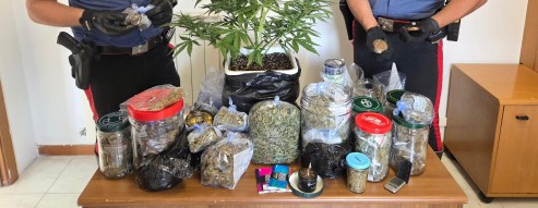 Spaccio di droga, sequestrato oltre 1,5 kg di marijuana