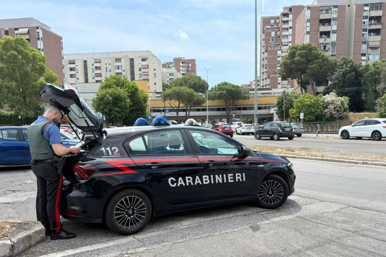 Laurentino, maxi blitz dei Carabinieri: un arresto e sei denunce per furto
