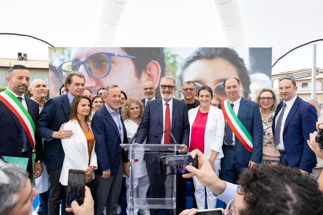Casa della Comunità, taglio del nastro con il presidente Rocca