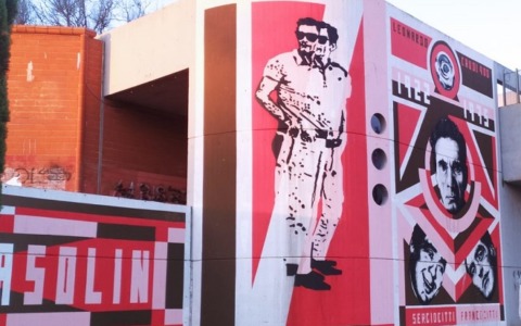 Vandalizzato il murale dedicato a Pasolini 