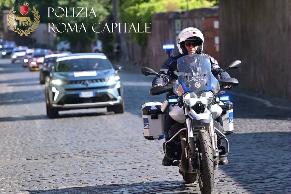 Rally di Roma, al via i controlli della Polizia Locale