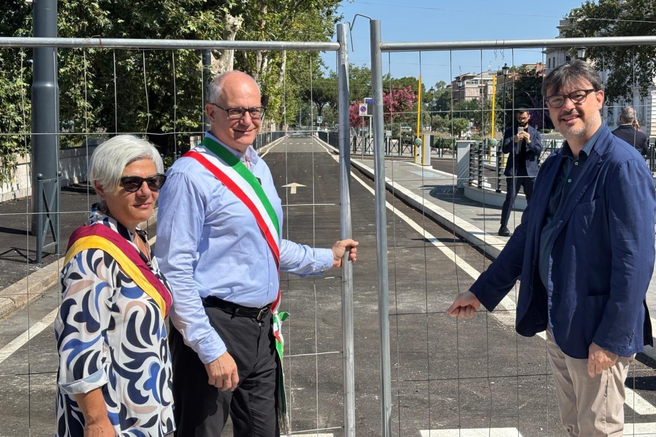 Lungotevere Arnaldo da Brescia, inaugurato il nuovo parcheggio