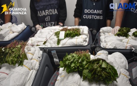 Maxi sequestro di khat all’aeroporto