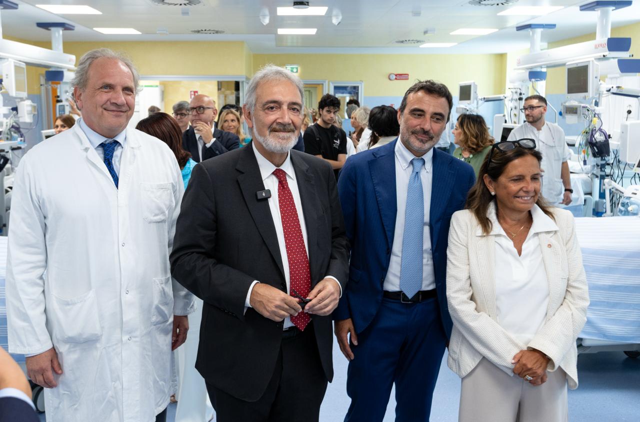 Policlinico Umberto I, inaugurata la nuova Terapia Intensiva ad Alto Biocontenimento