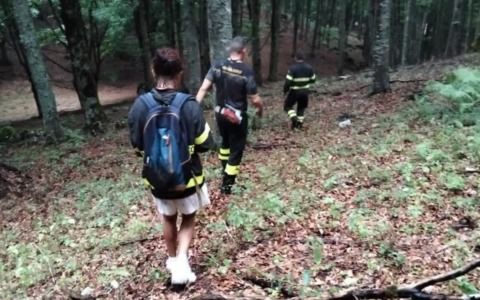 Escursionisti dispersi nel bosco, ritrovati