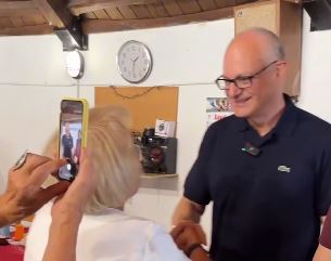 Il sindaco Gualtieri al pranzo di Ferragosto e allo Spin Time
