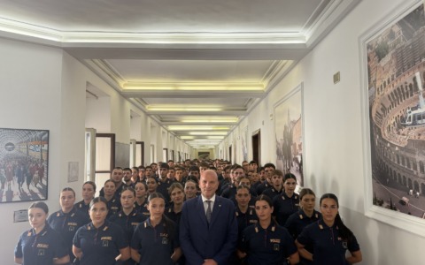 Il Questore riceve i 377 agenti in prova