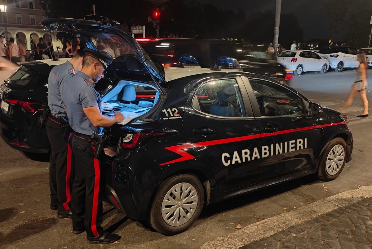 Controlli della movida, 8 arresti e 2 denunce nel bilancio dei Carabinieri