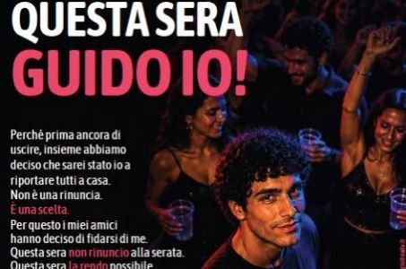 Sicurezza stradale, al via la campagna “Questa sera guido io”