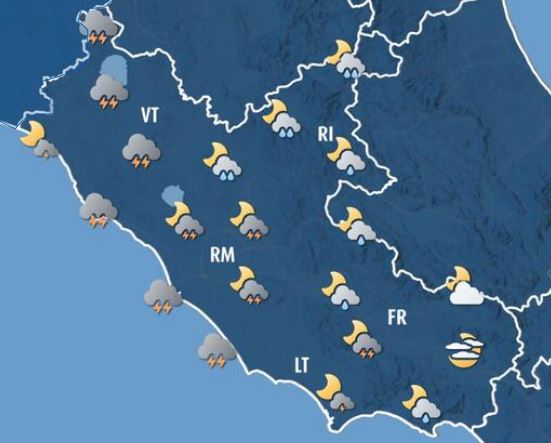 Maltempo, allerta gialla a Roma e provincia