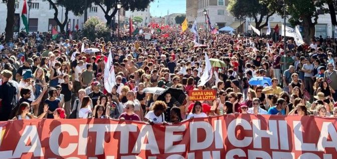 Spin Time, in migliaia al corteo