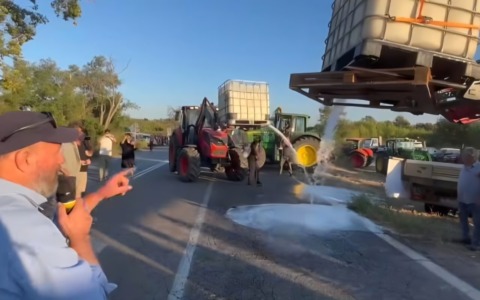 Caro-gasolio, protesta dei trattori alle porte di Roma