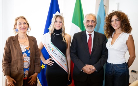 Il Presidente Rocca incontra Miss Italia 2026