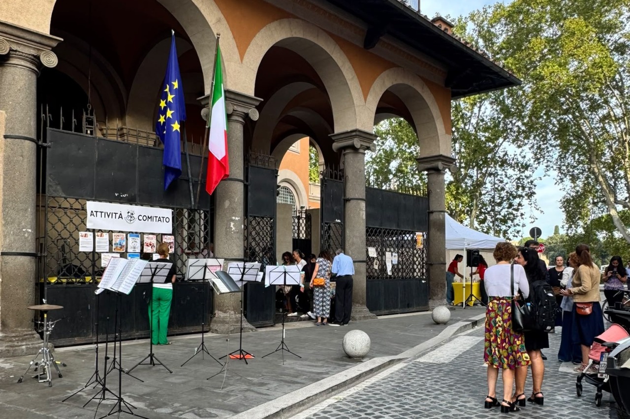 Municipio I, inaugurata strada scolastica in via della Rondinella