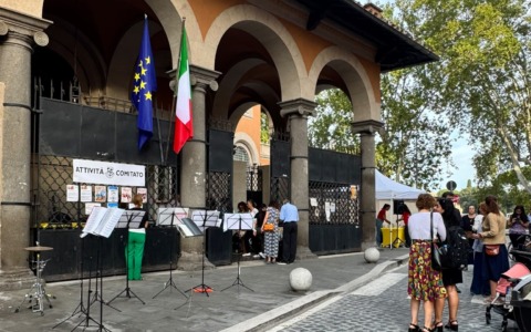Municipio I, inaugurata strada scolastica in via della Rondinella