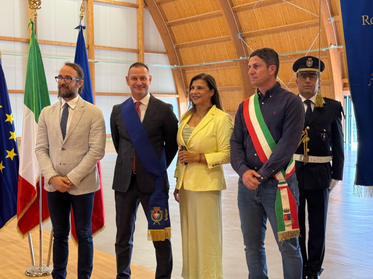 Inaugurato il nuovo Palazzetto dello Sport: opera da 2,8 milioni all’Istituto “Di Vittorio”