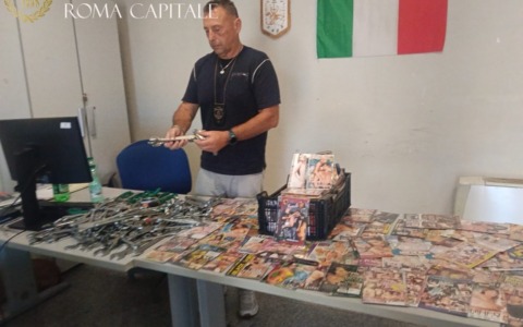 Sequestrati oltre 4mila articoli e rimossi 14 metri cubi di materiale