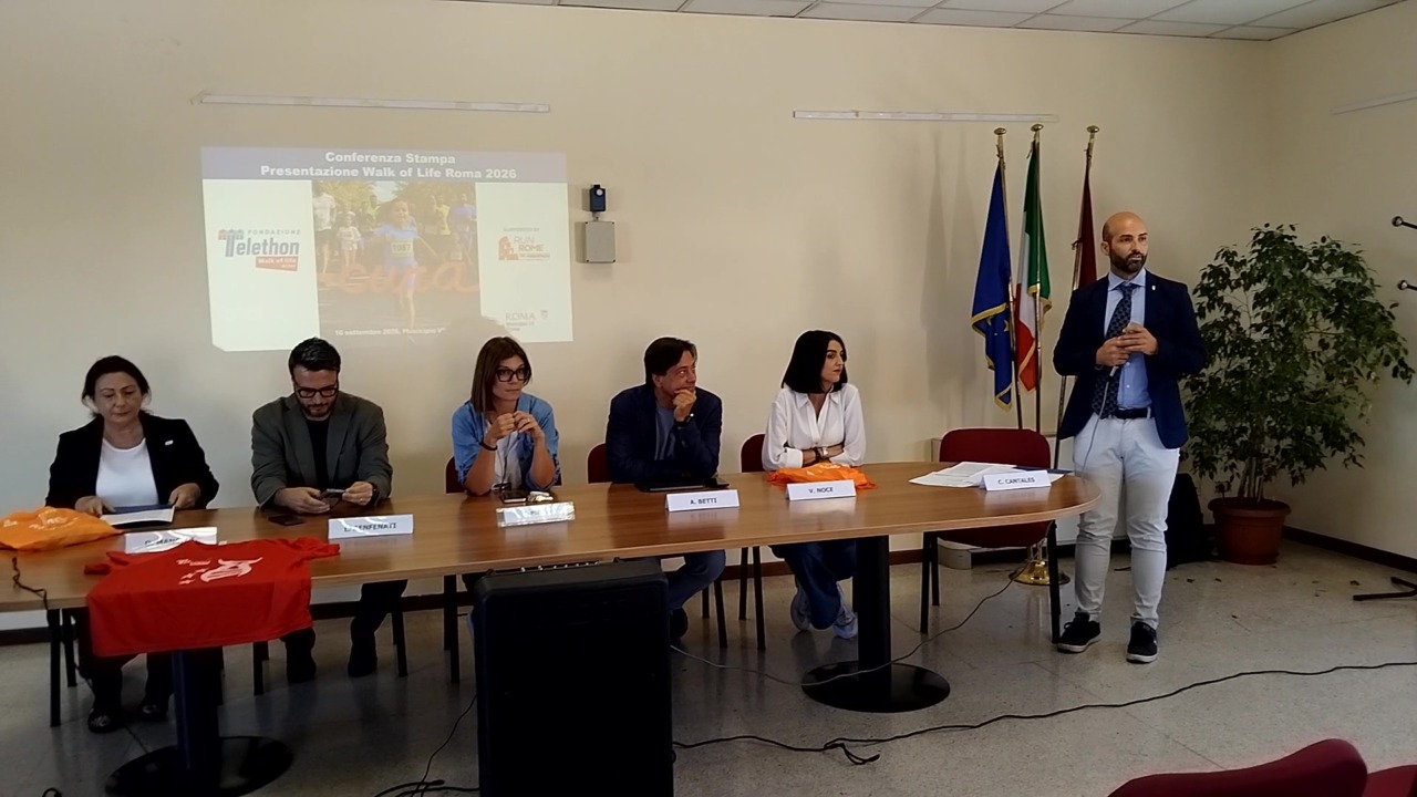 Presentata la Walk of Life di Roma. Evento promosso dalla Fondazione Telethon