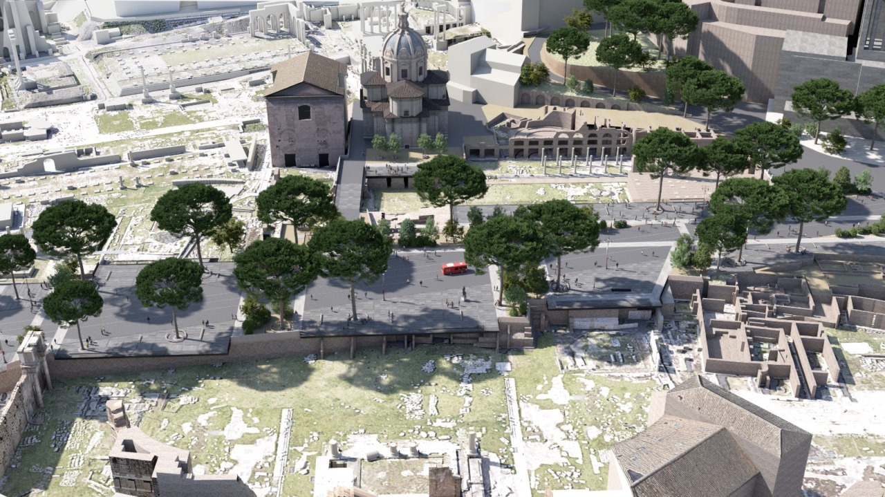 Via dei Fori diventa un grande boulevard, spazio a bici e pedoni