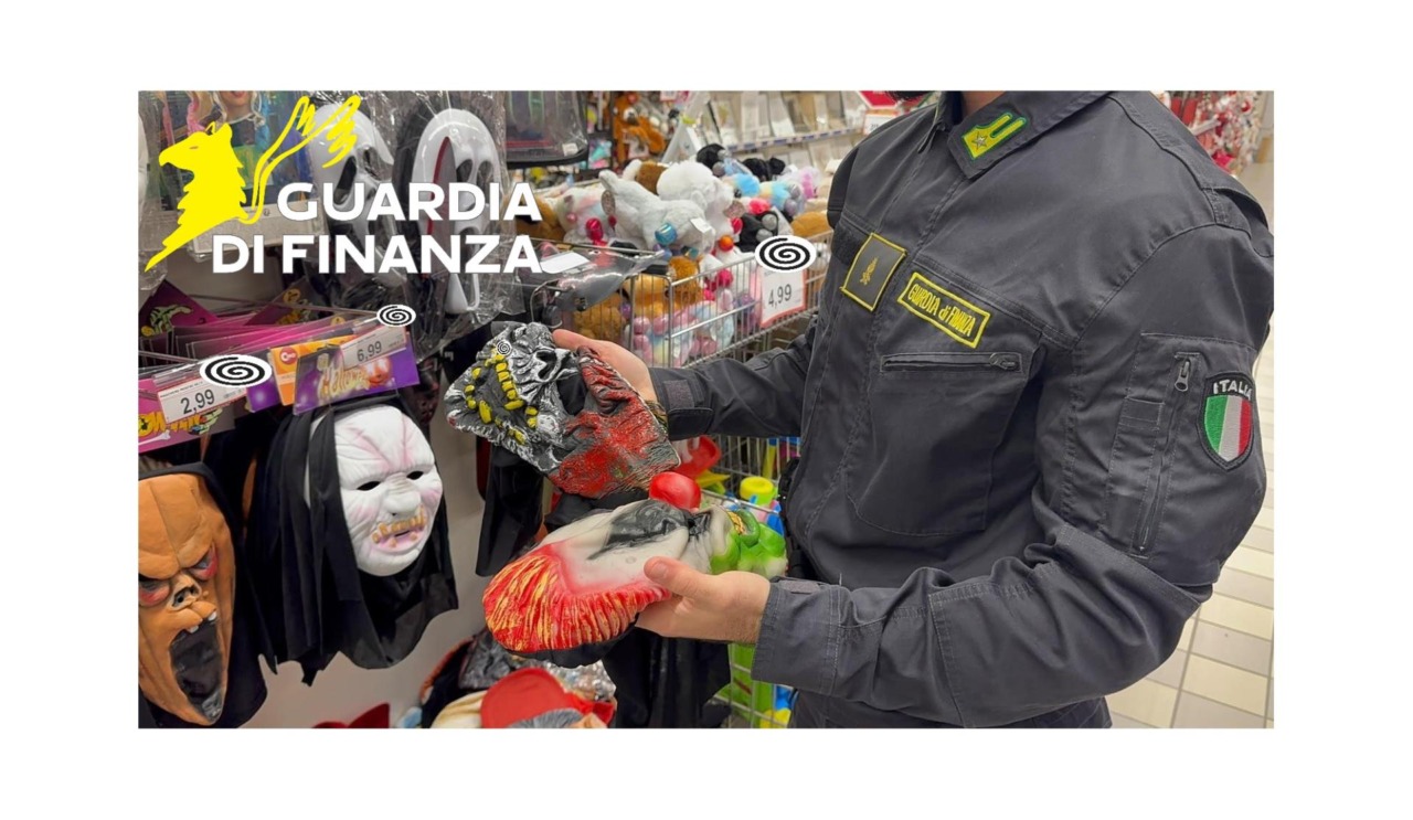 Maxisequestro per Halloween: ritirati dal mercato 14 mila articoli privi di requisiti di sicurezza
