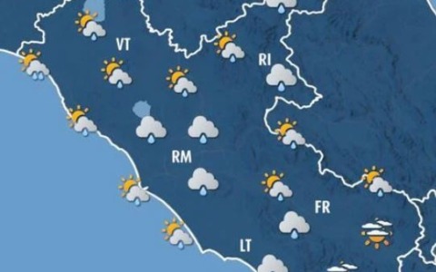 Maltempo, allerta gialla nel Lazio: attesi rovesci e temporali