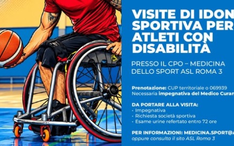 Al CPO l’ambulatorio di Medicina dello Sport per gli atleti disabili